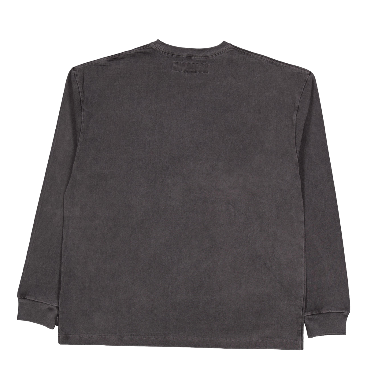 Pigment Dyed Crewneck Ls Black