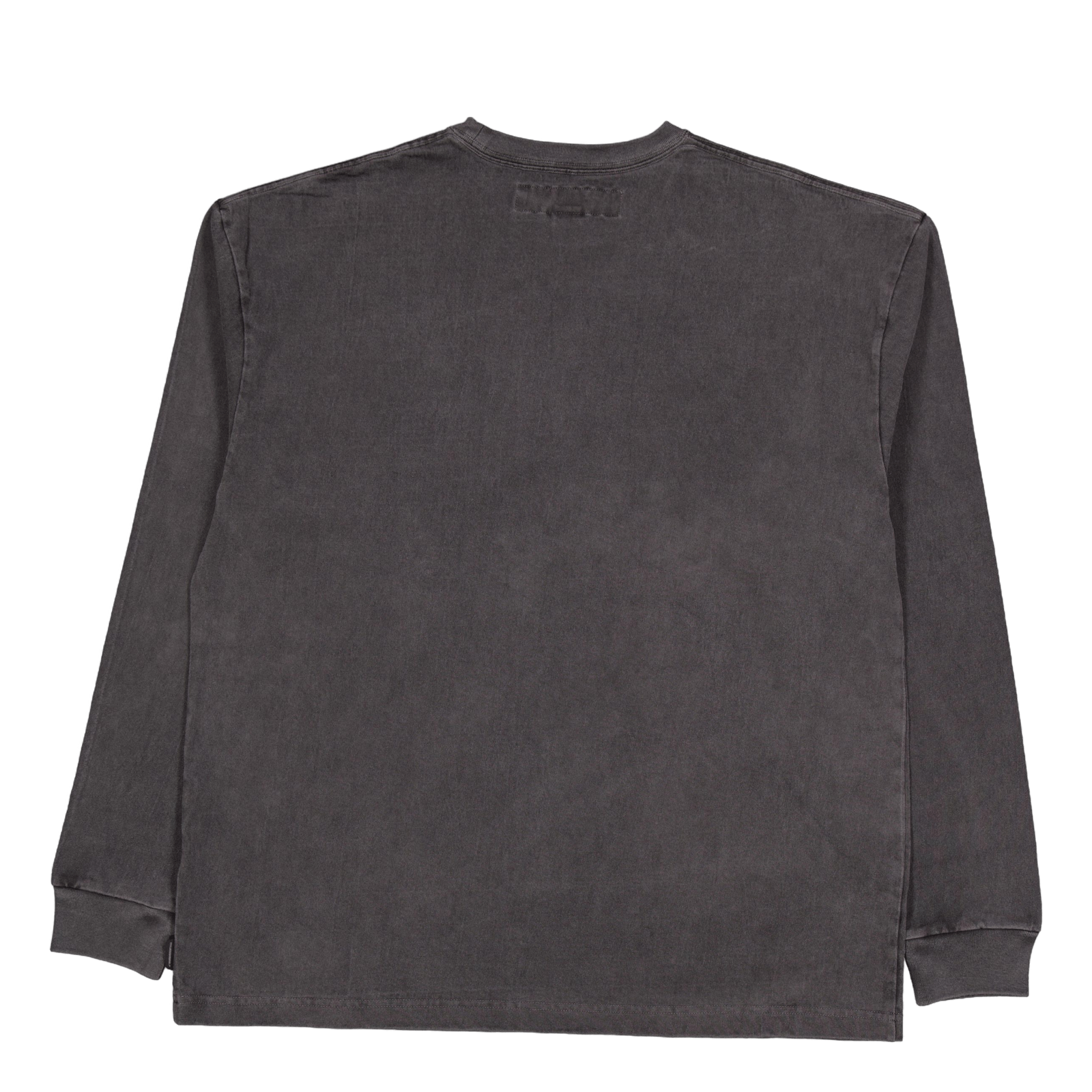 Pigment Dyed Crewneck Ls Black