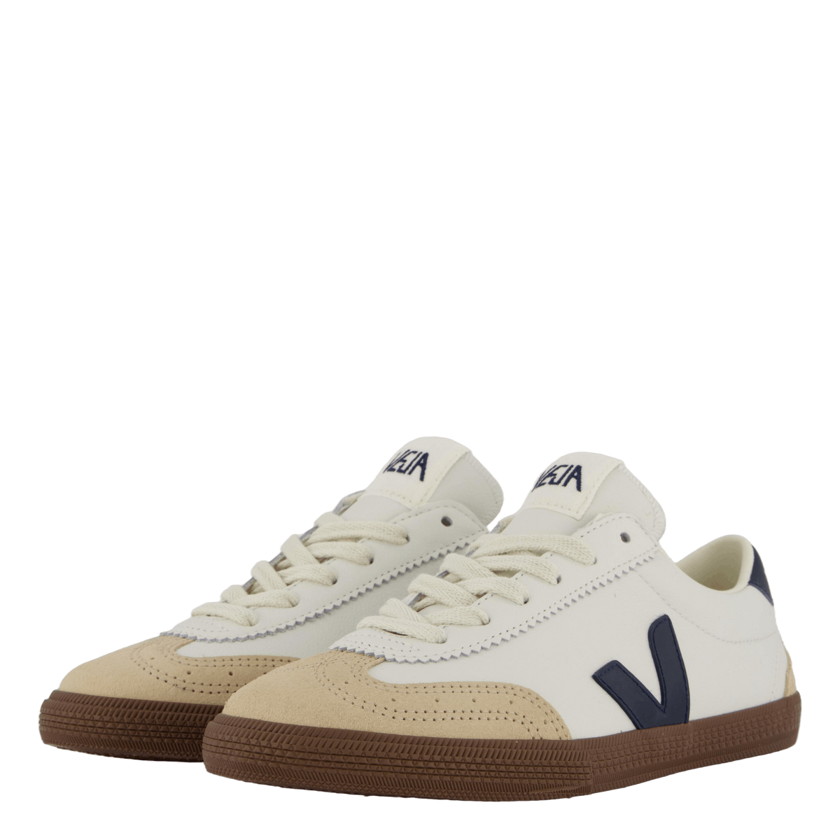 Volley Volley O.t. Leath Wht_nauti_ba