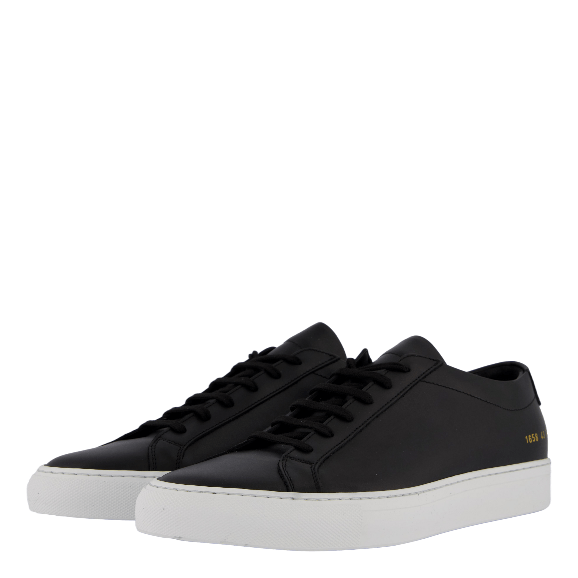 Common Projects Original Achilles Low White So Black Caliroots