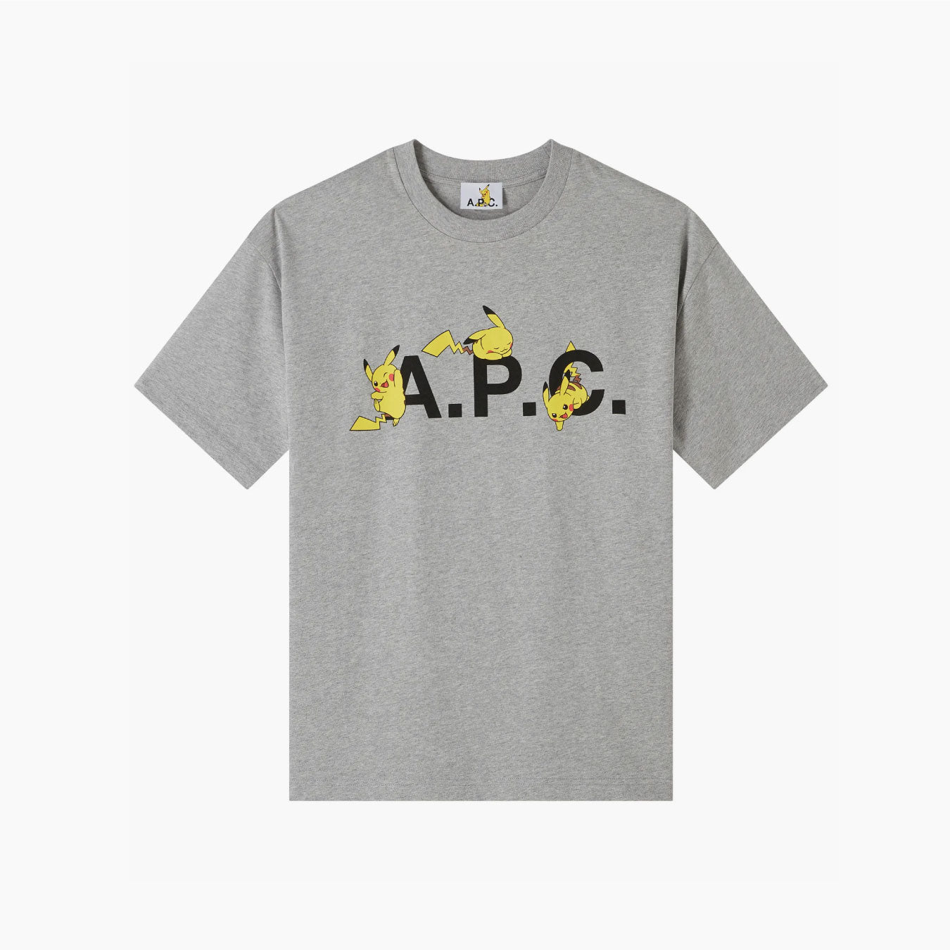 T-shirt Pokémon Pikachu H Plb - Gris Clair Chine