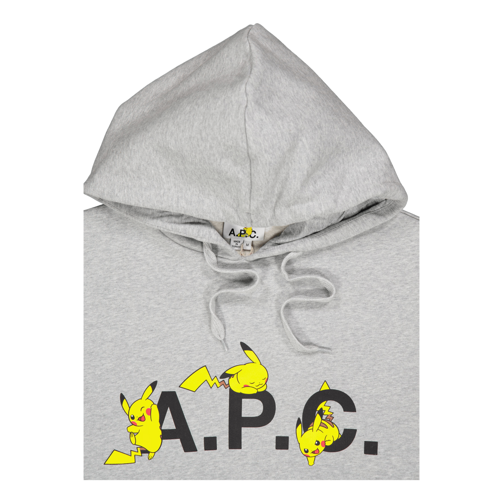 Hoodie Pokémon Pikachu Plb- Gris Clair Chine
