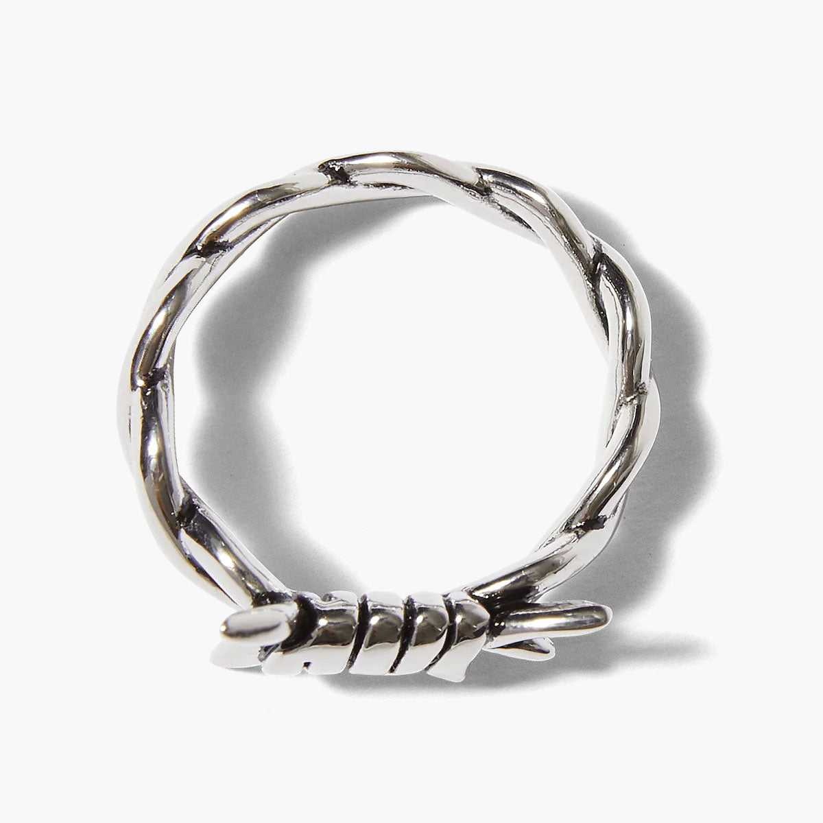 Barbed Wire Ring Silver