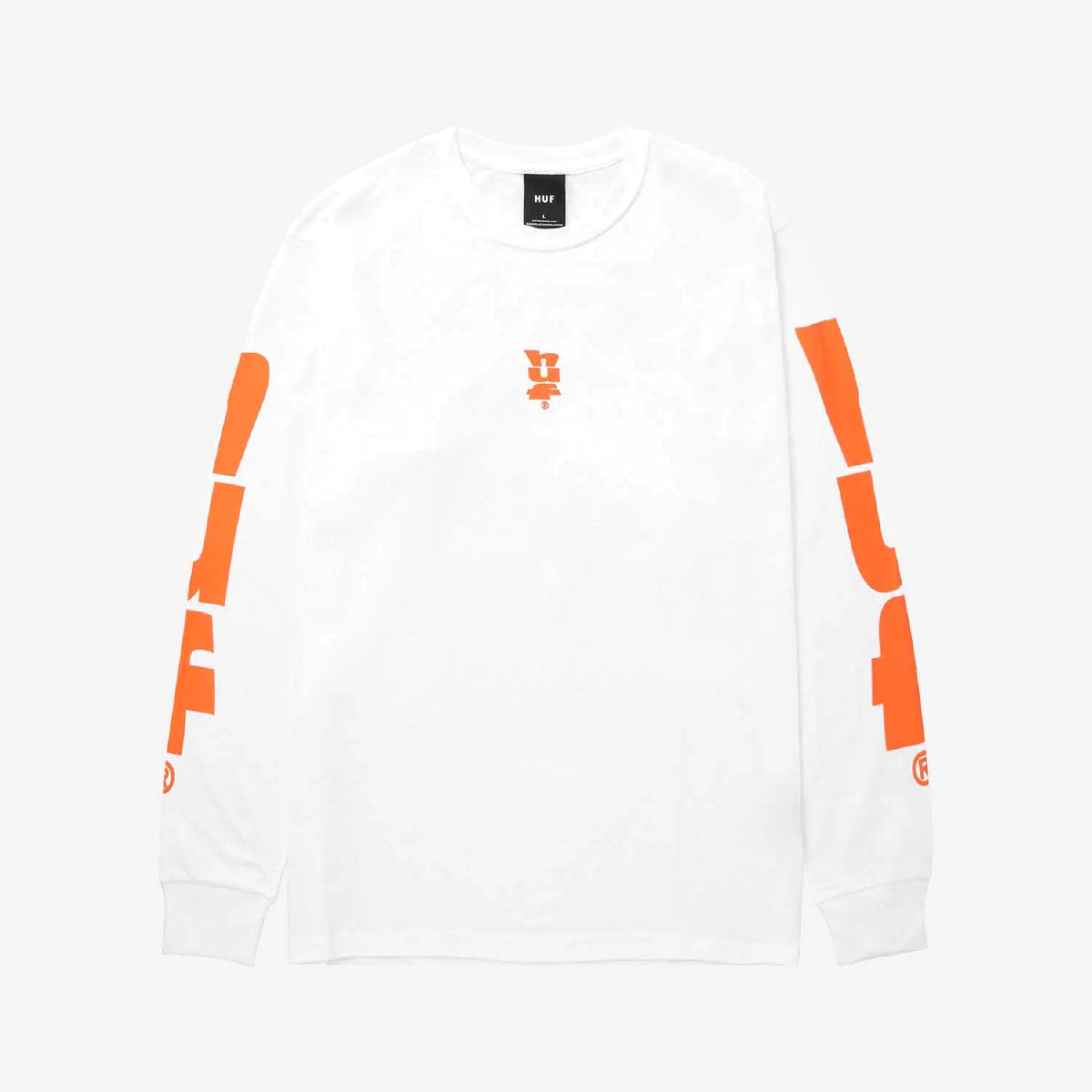 Megablast Stretch L/s Tee White