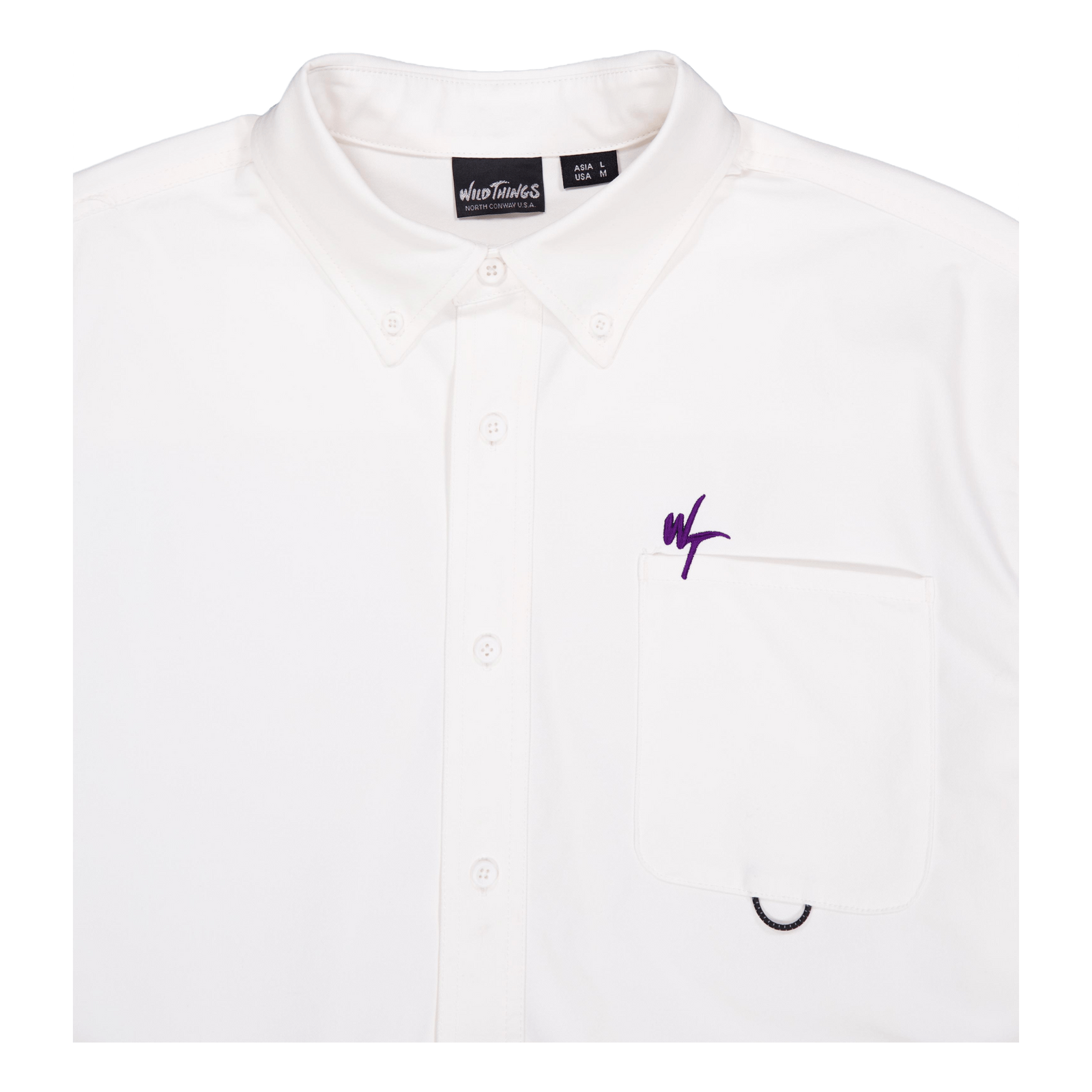 Wt Embroidery Bd Shirt White