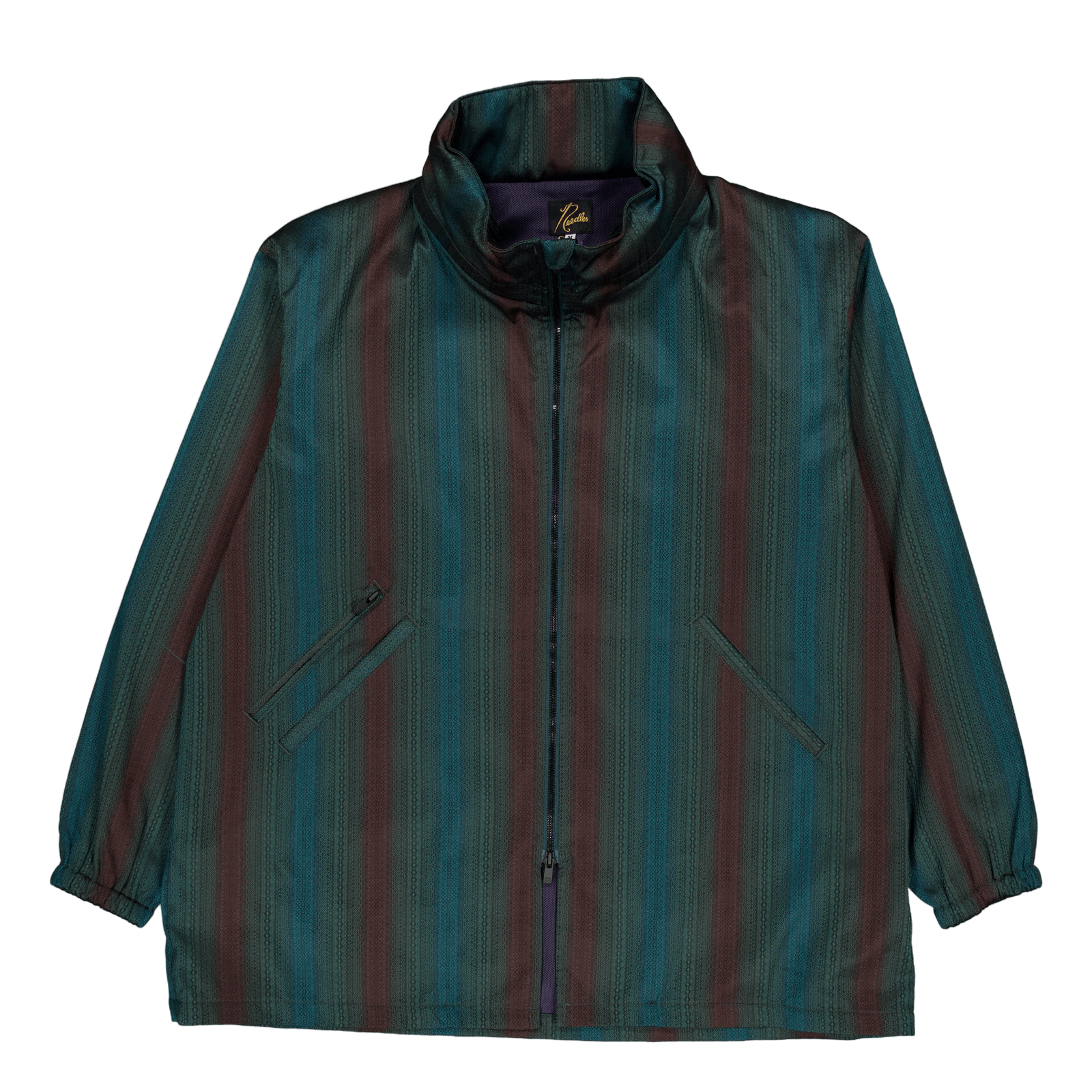 Needles Hooded Sur Coat - Poly B-green/brown