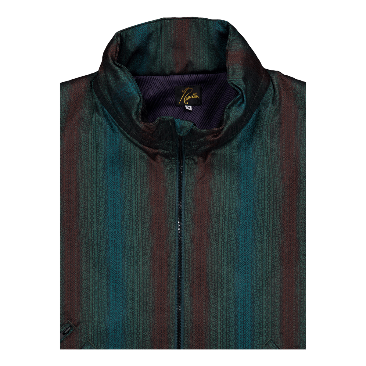 Needles Hooded Sur Coat - Poly B-green/brown