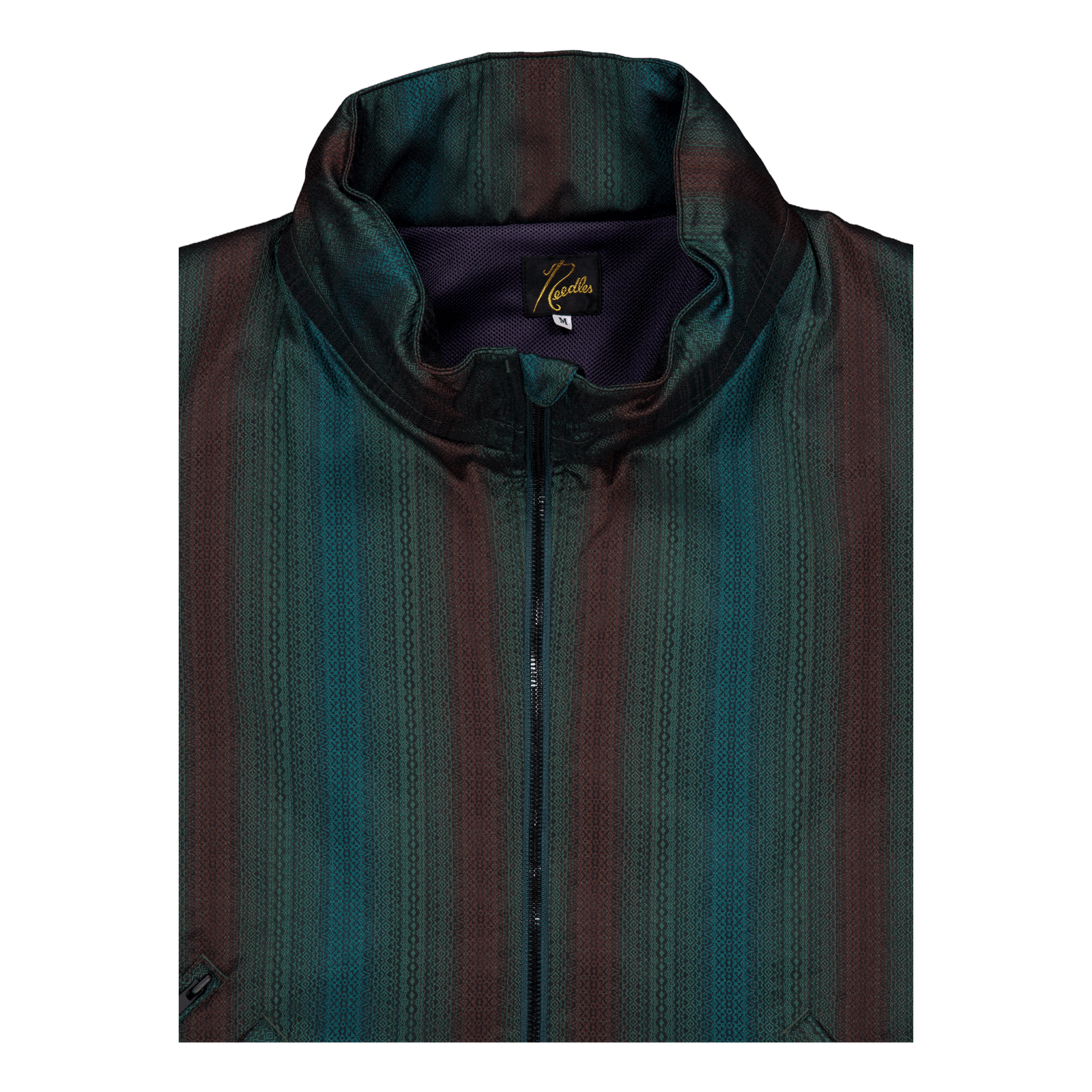 Needles Hooded Sur Coat - Poly B-green/brown