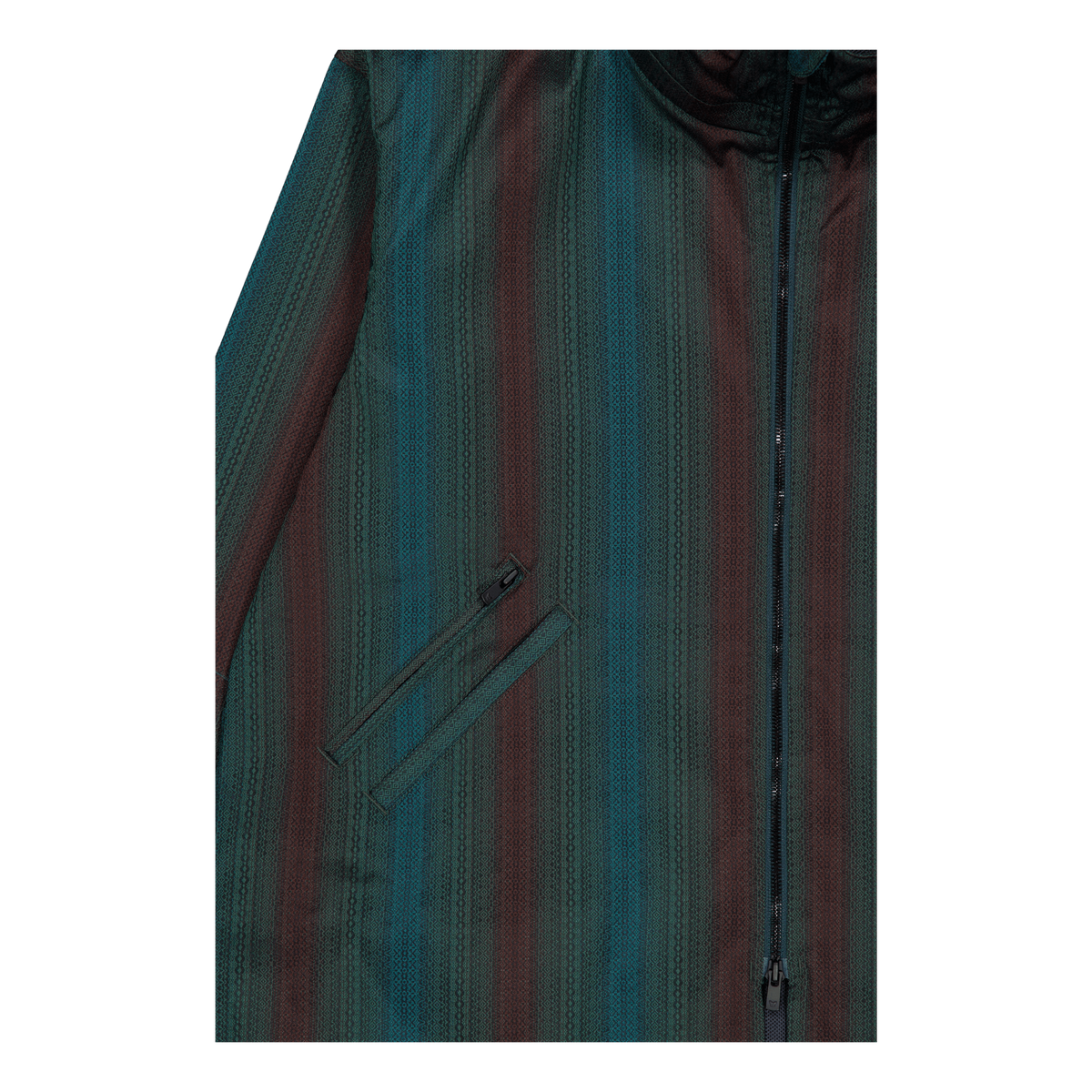 Needles Hooded Sur Coat - Poly B-green/brown