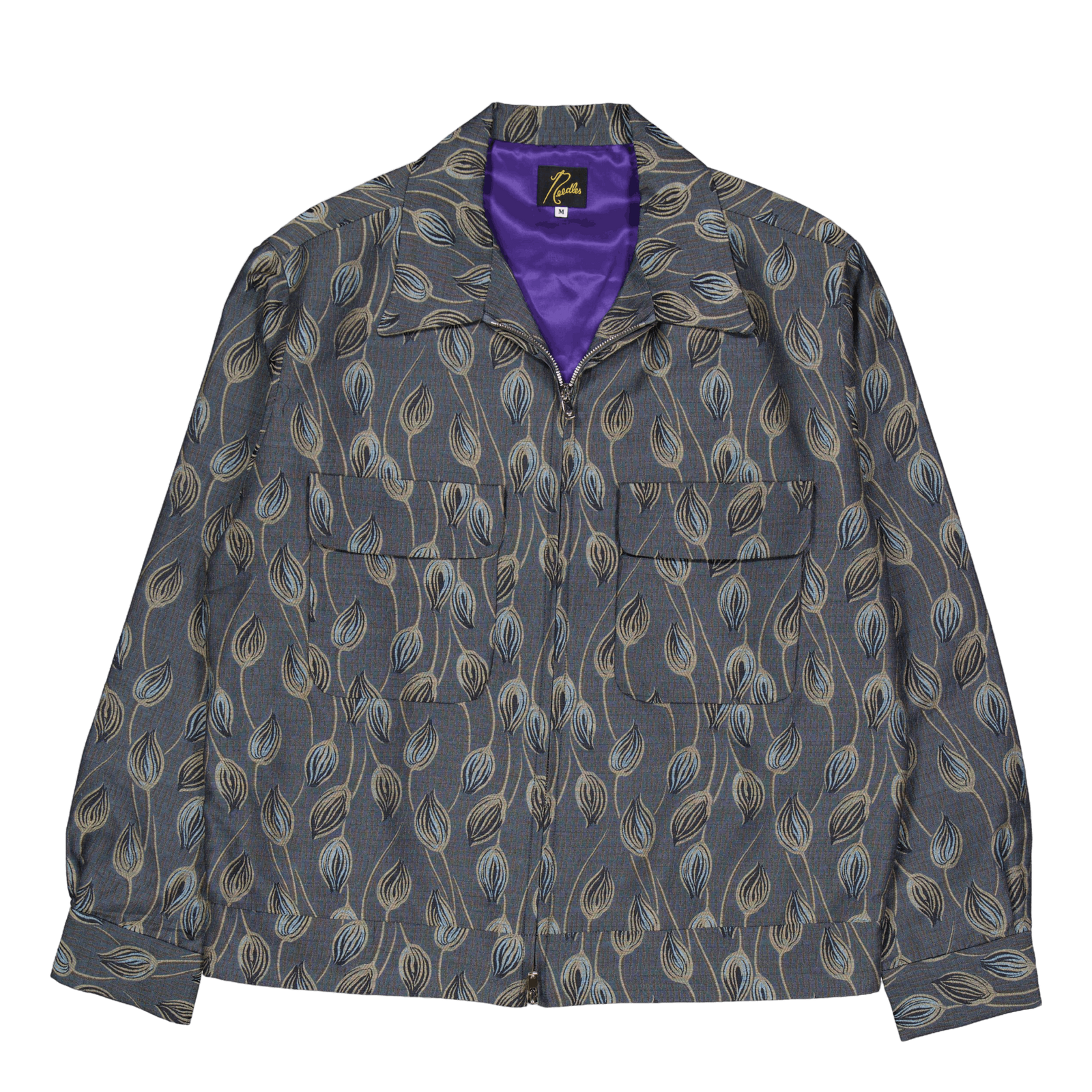 Needles Sport Jacket - W/pe Bo A-blue