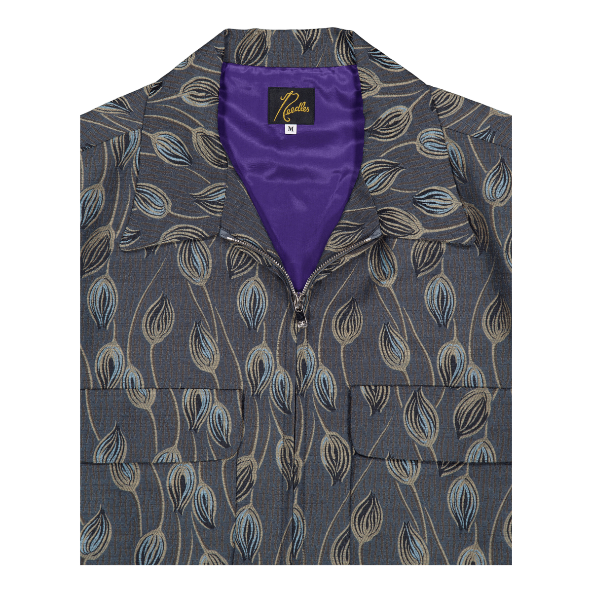 Needles Sport Jacket - W/pe Bo A-blue