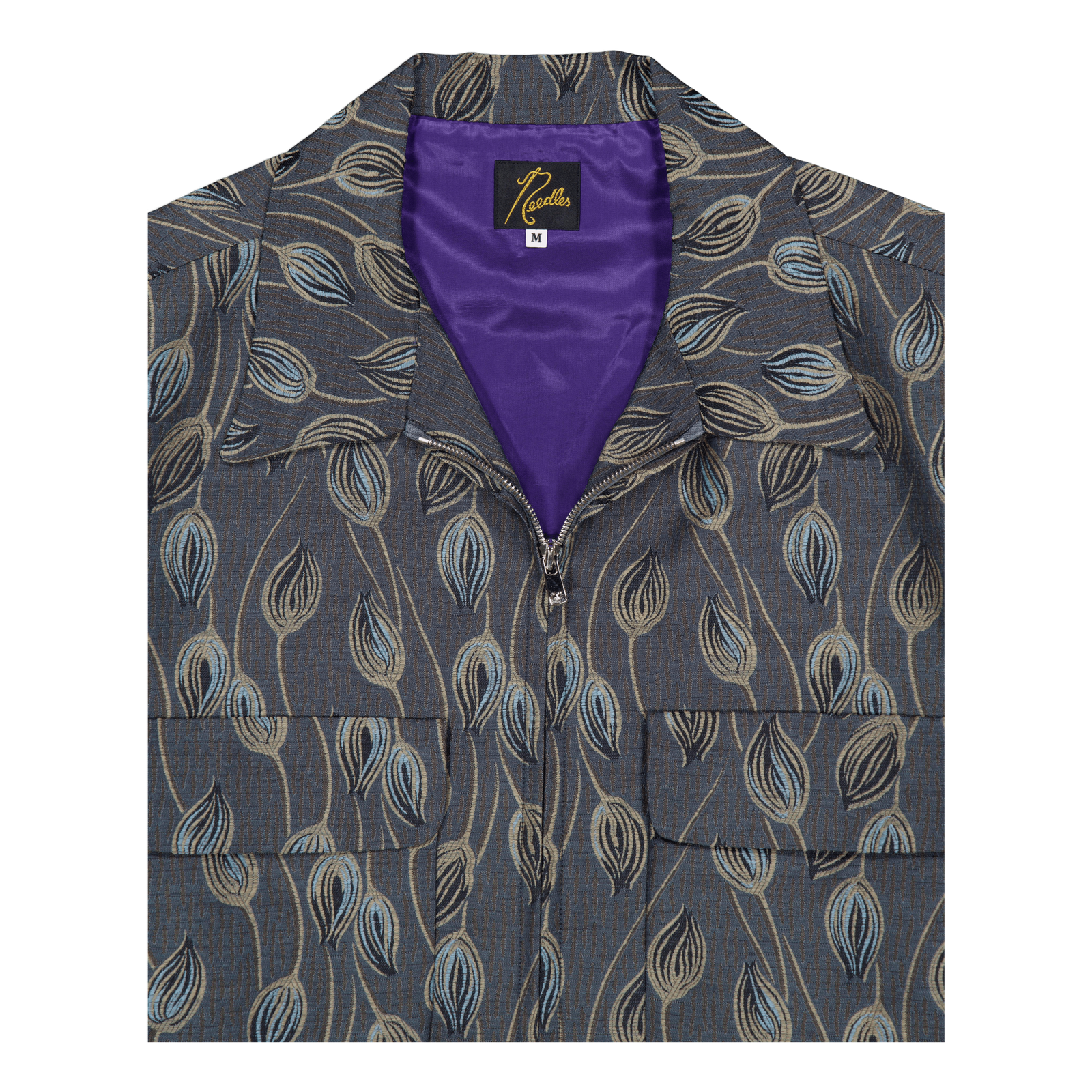 Needles Sport Jacket - W/pe Bo A-blue