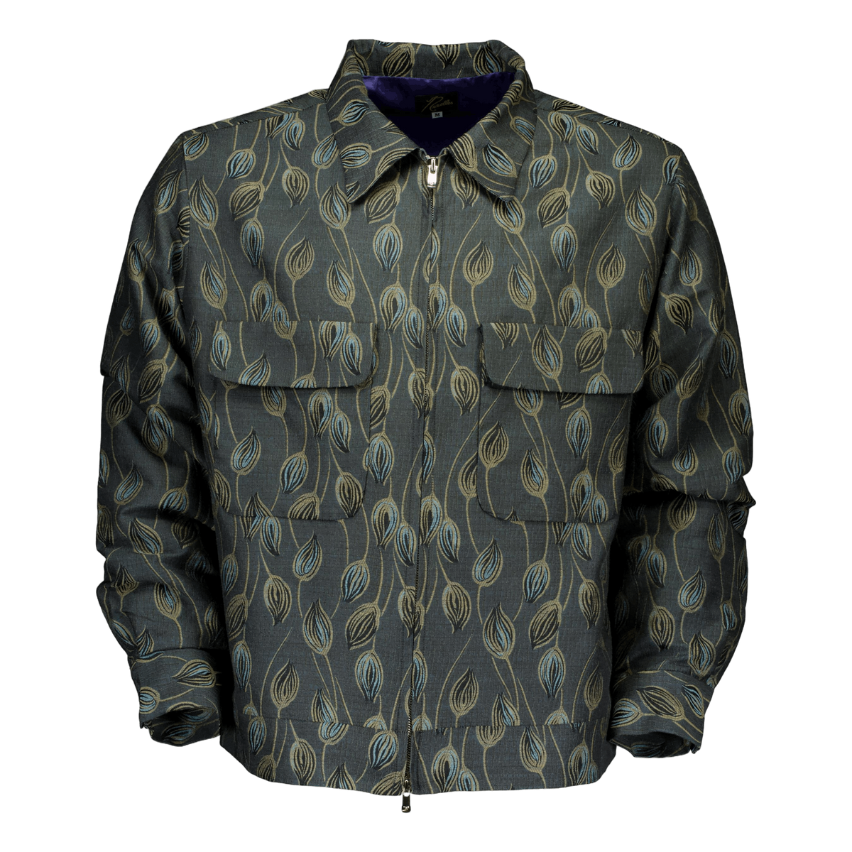 Needles Sport Jacket - W/pe Bo A-blue