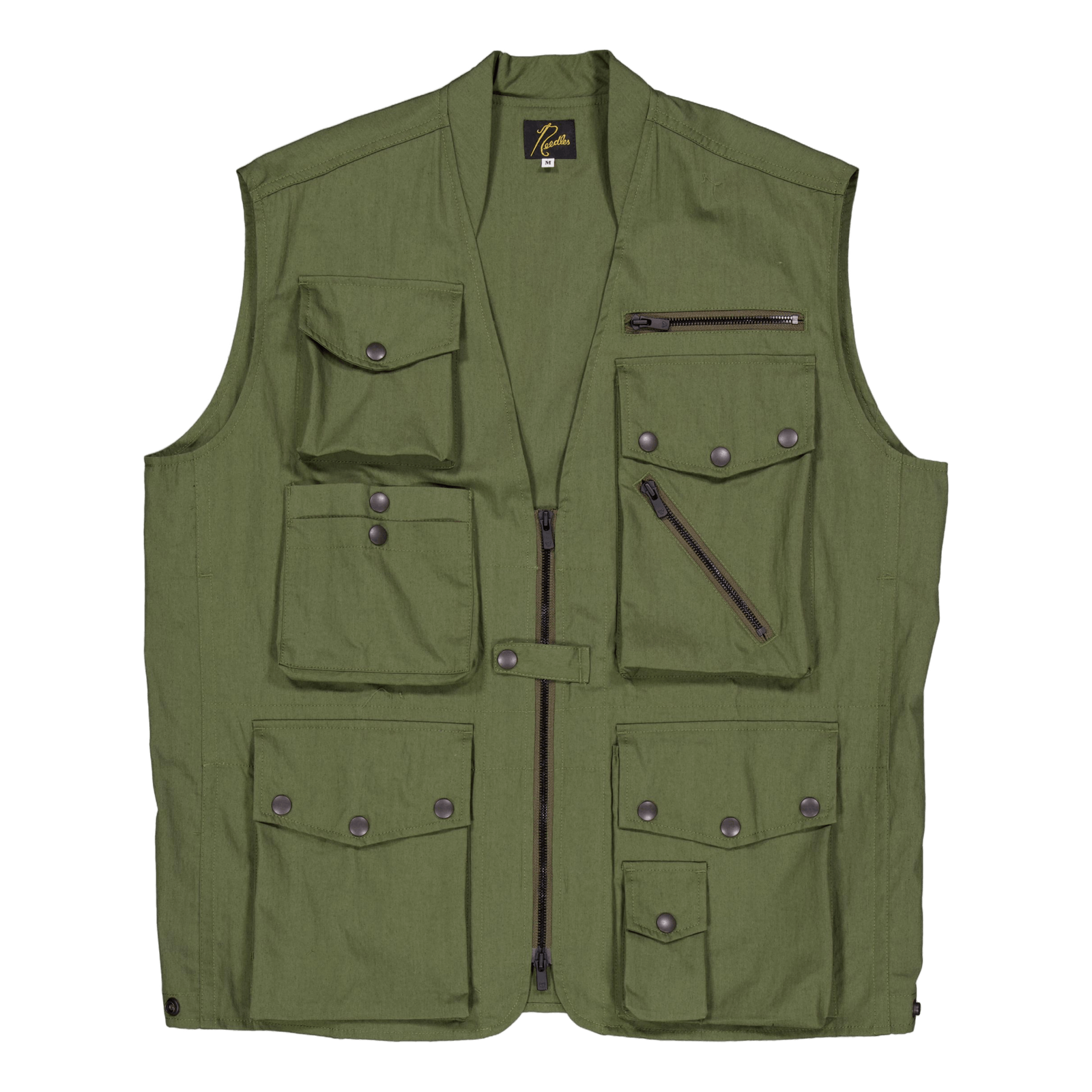 Needles Field Vest - C/n Oxfor A-olive