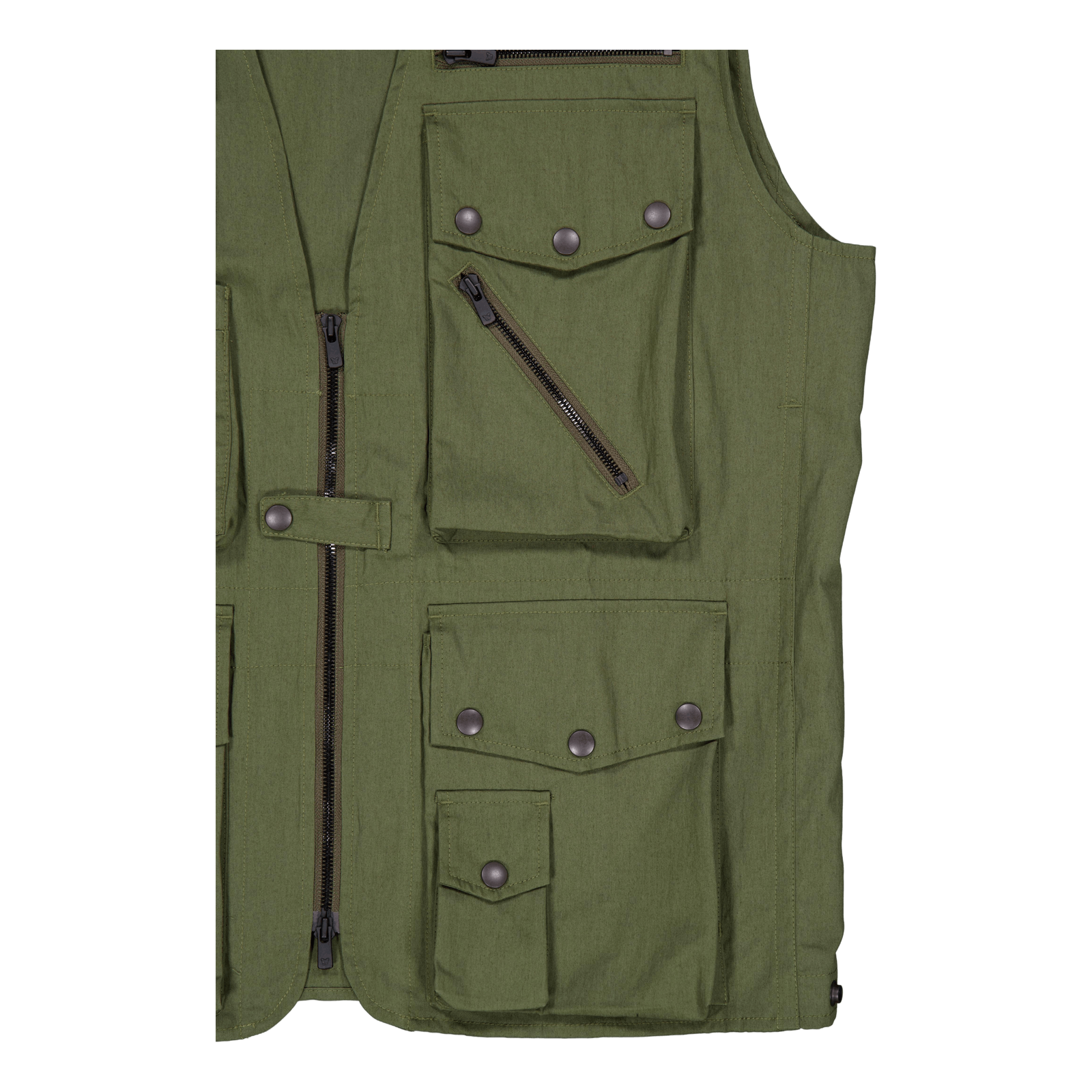 Needles Field Vest - C/n Oxfor A-olive