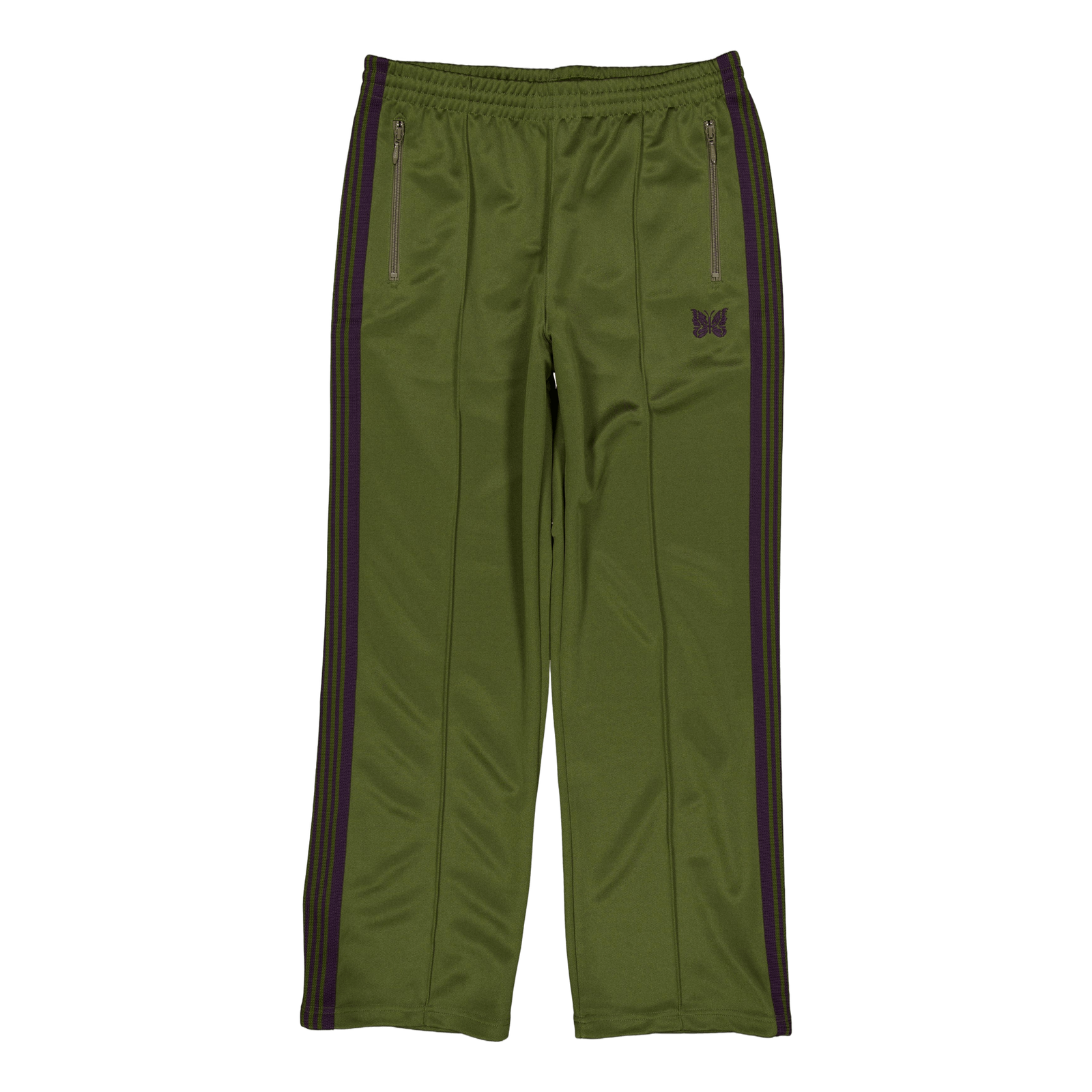 Needles Track Pant - Poly Smoo B-olive