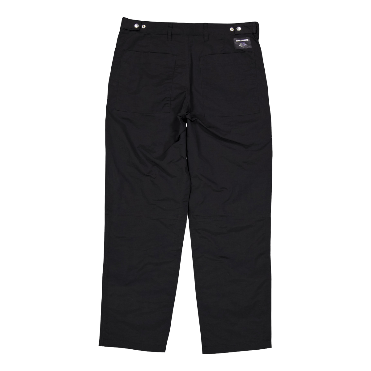 Sigur Relaxed Waxed Nylon Fati Black