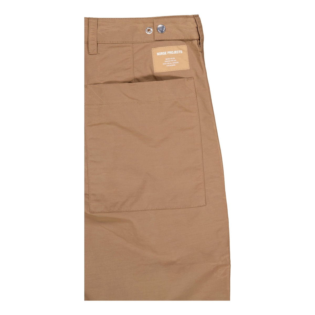 Sigur Relaxed Waxed Nylon Fati Camel