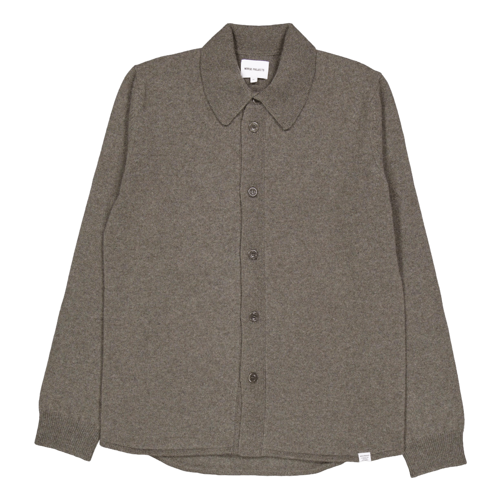Martin Merino Lambswool Shirt Ivy Green
