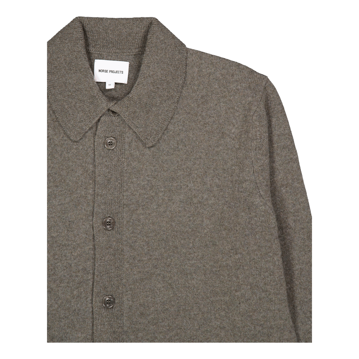 Martin Merino Lambswool Shirt Ivy Green