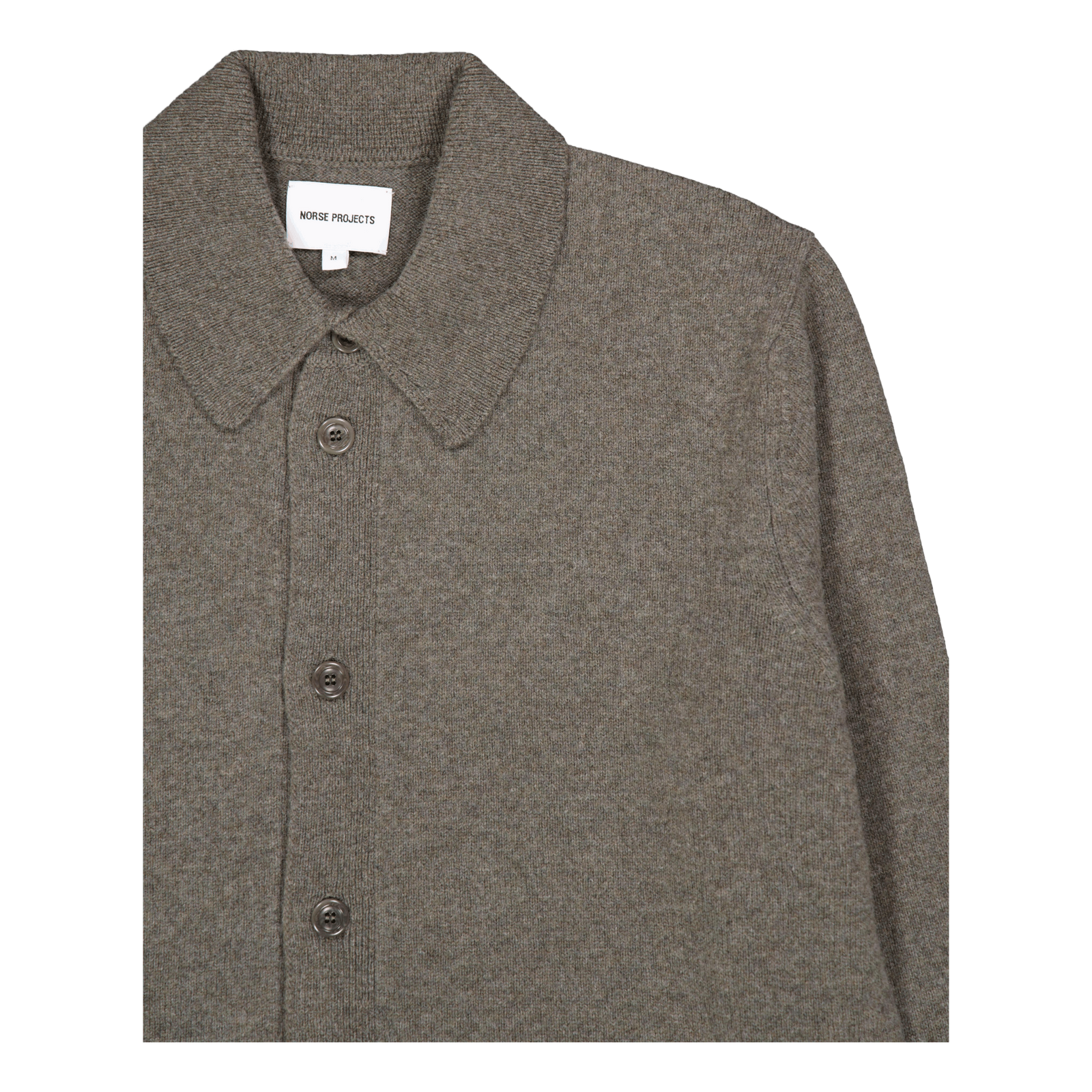 Martin Merino Lambswool Shirt Ivy Green