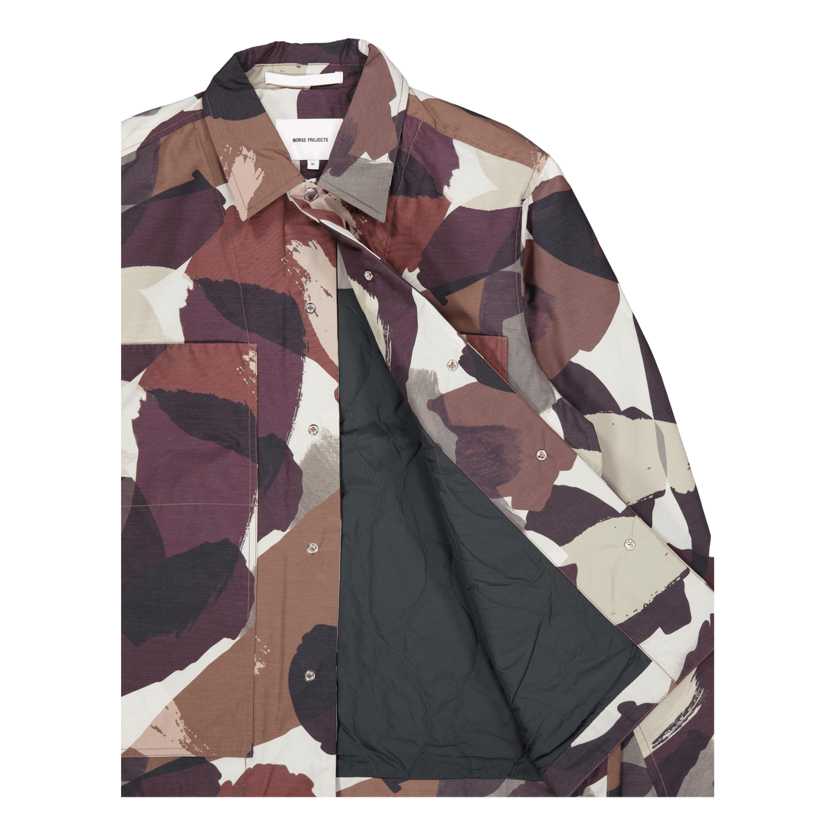 Pelle Camo Nylon Insulated Jac Espresso