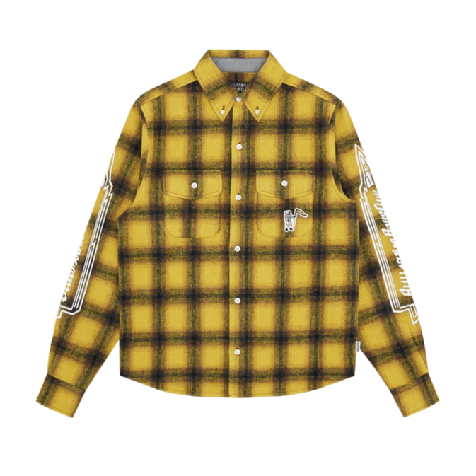 Check L/s Shirt Yellow