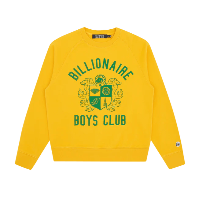 Crest Logo Crewneck Yellow