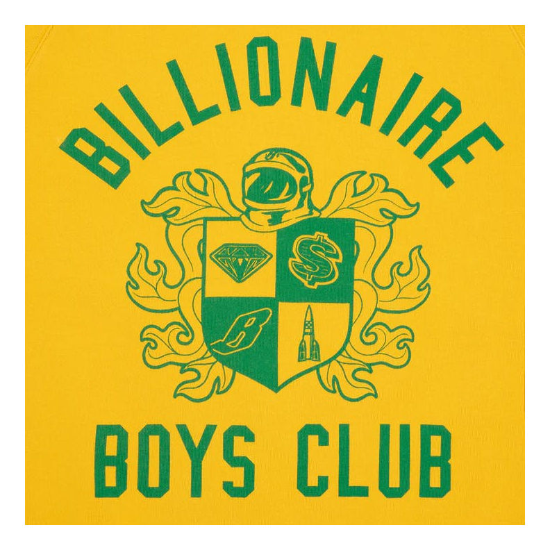 Crest Logo Crewneck Yellow