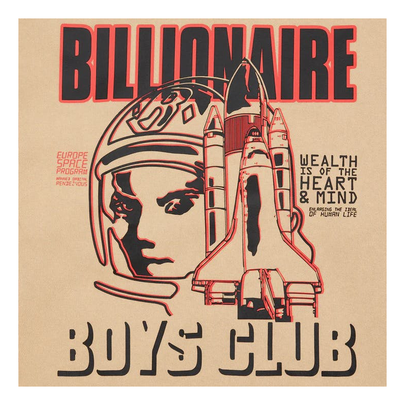 Space Program Crewneck Light Tan