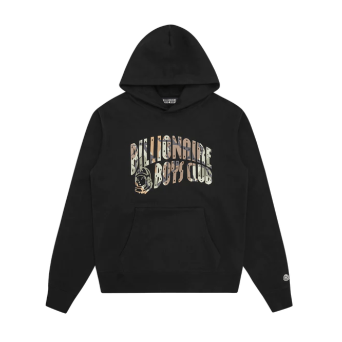 Camo Arch Logo Popover Black