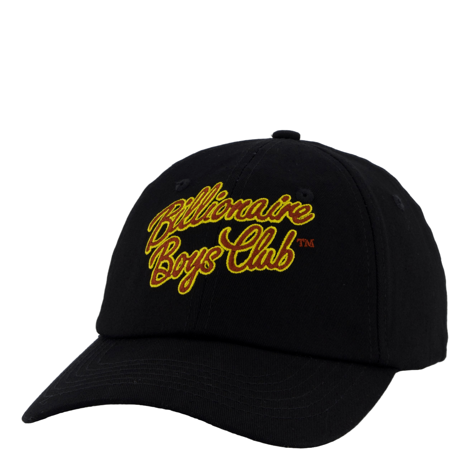 Script Logo Embroidered Cap Black