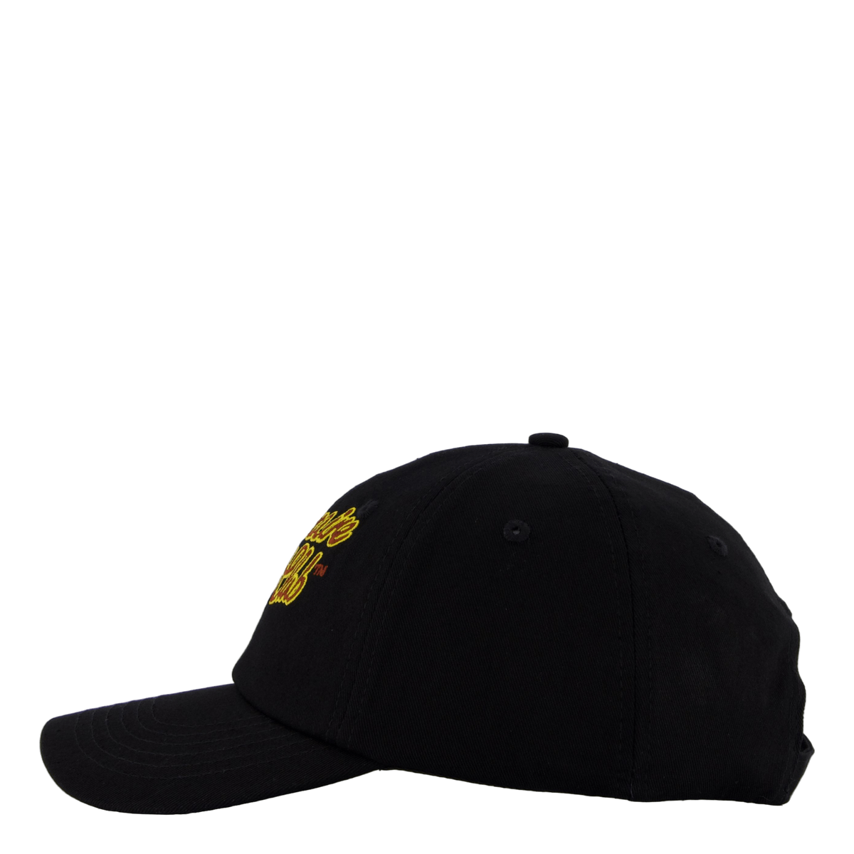 Script Logo Embroidered Cap Black