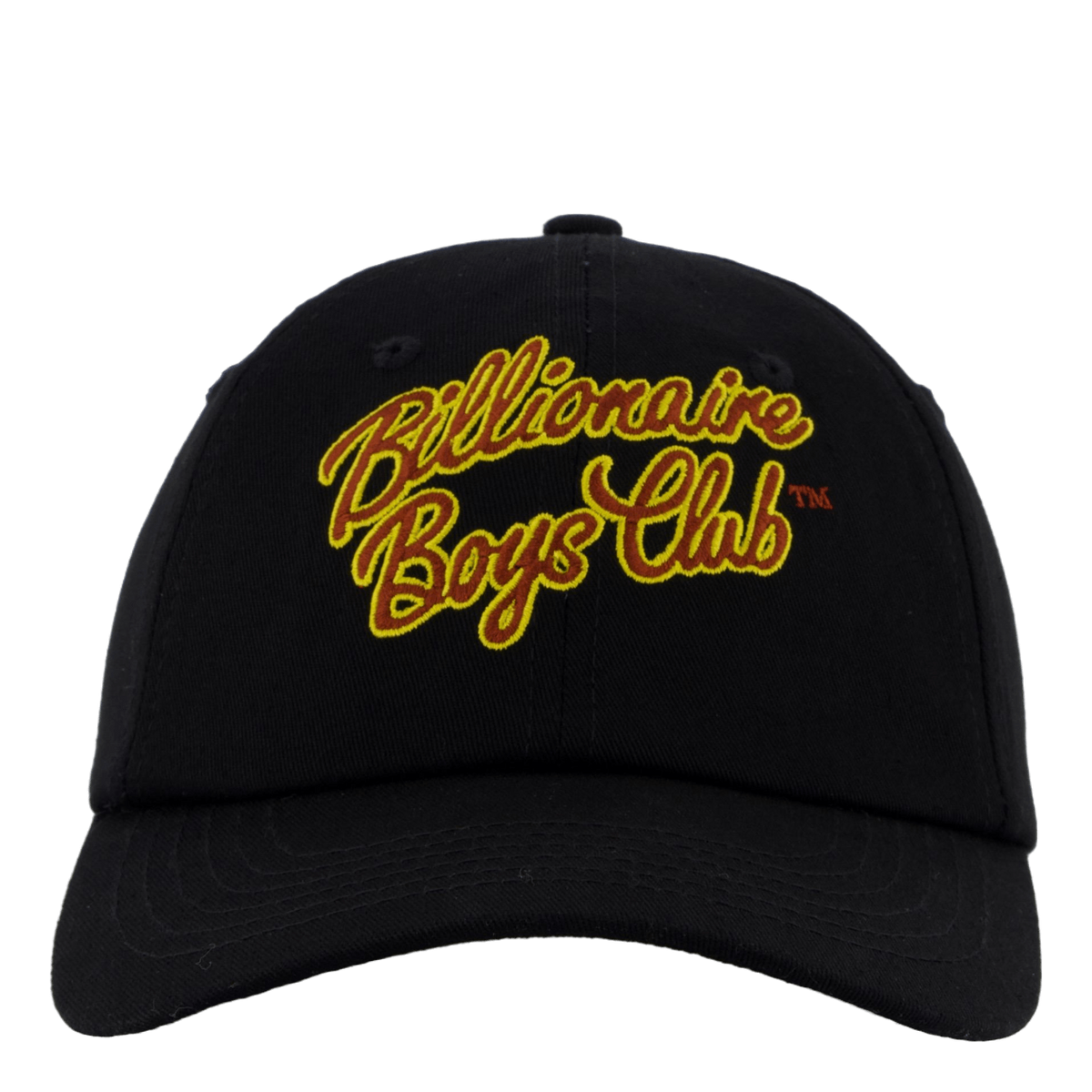 Script Logo Embroidered Cap Black