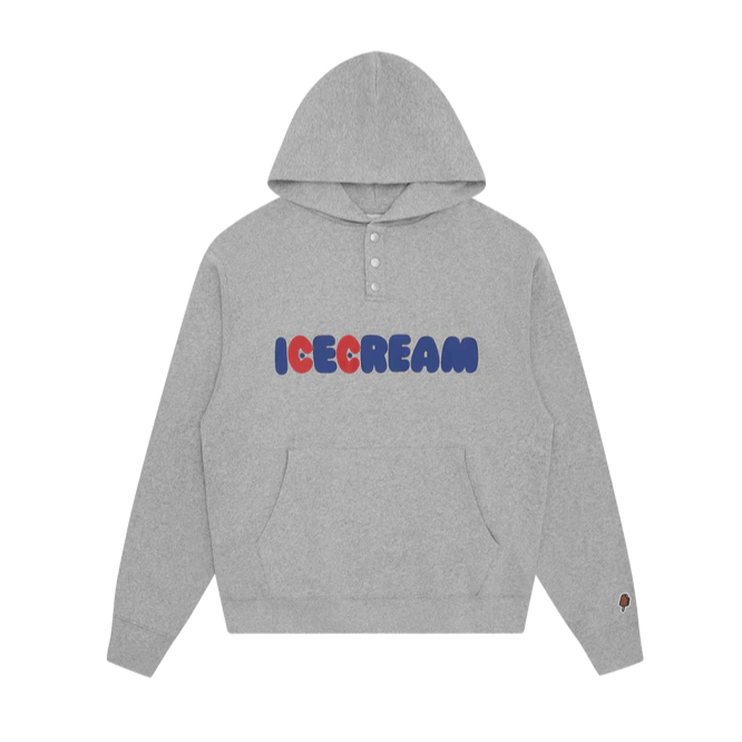 Donut Popover Hood Heather Grey