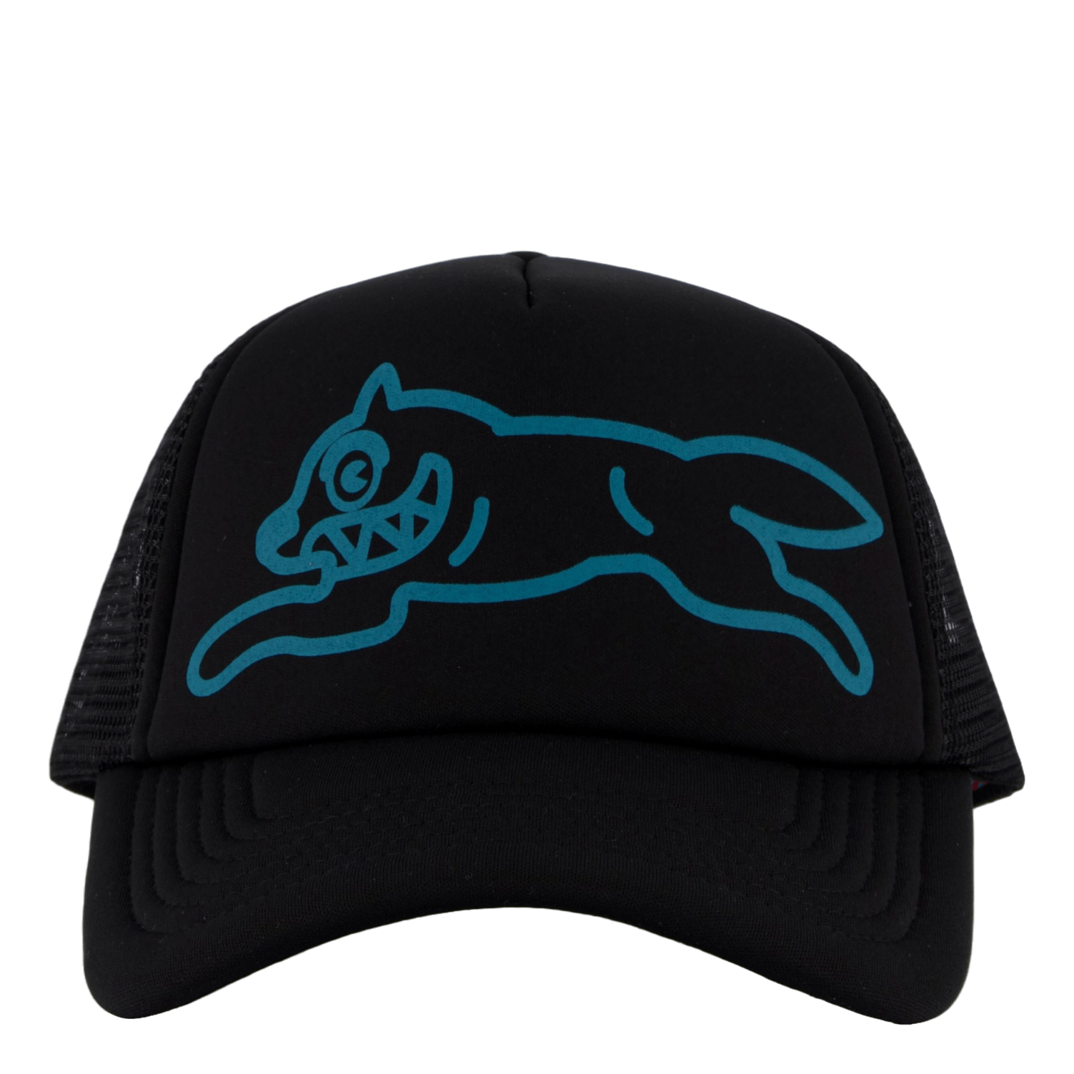 Running Dog Trucker Cap Black