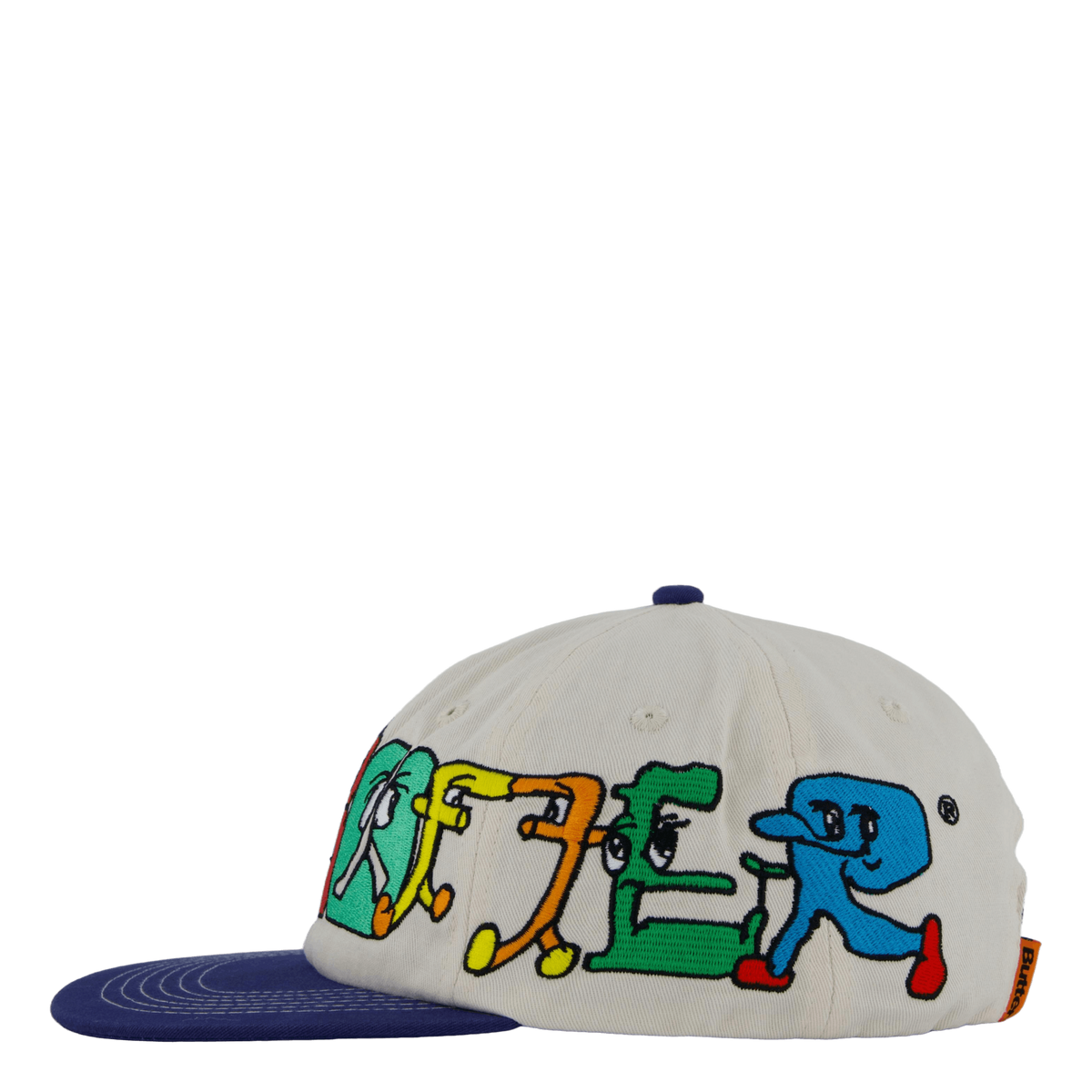 Zorched 6 Panel Cap Natural / Navy