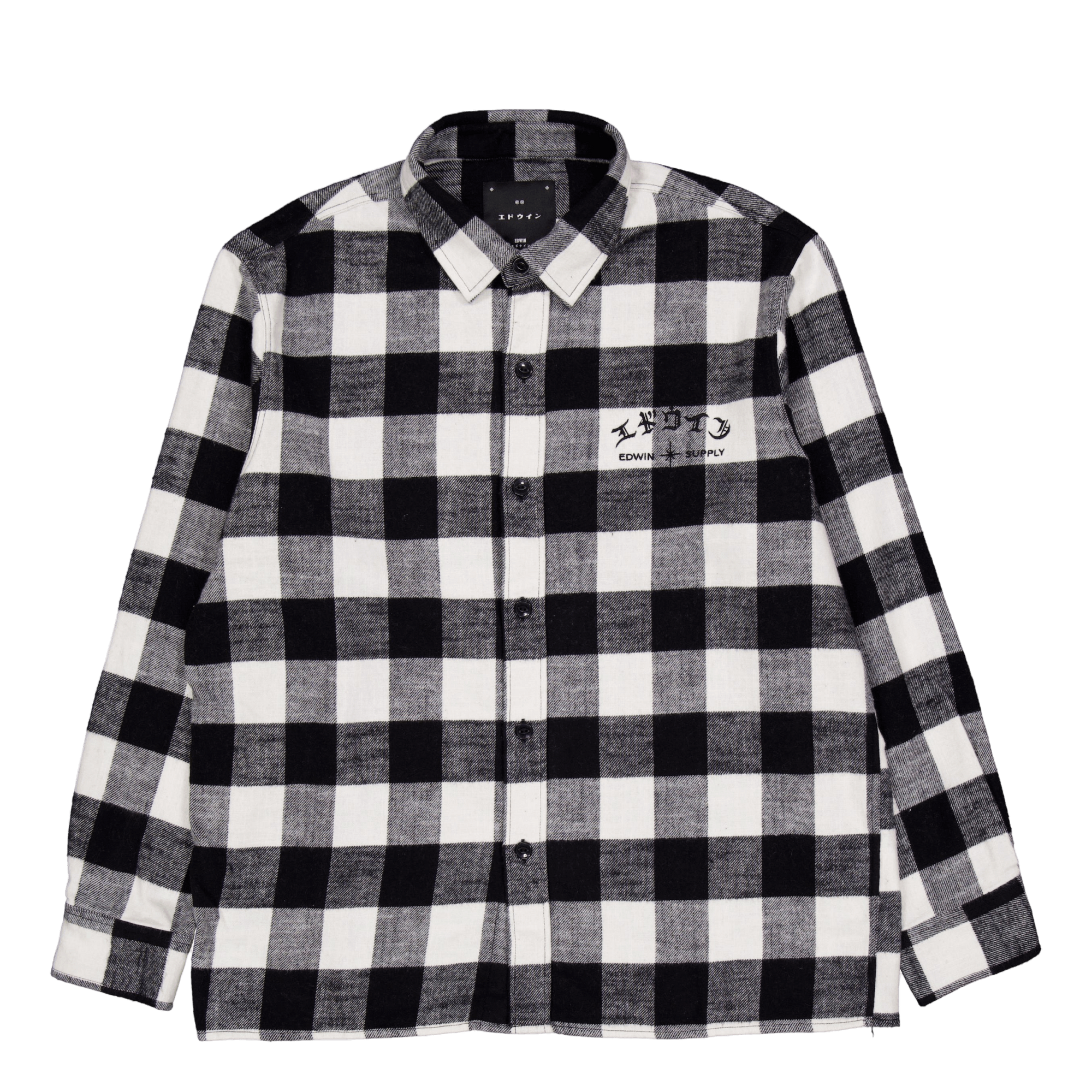 Sebastian Shirt Ls-black / Whi Black / White