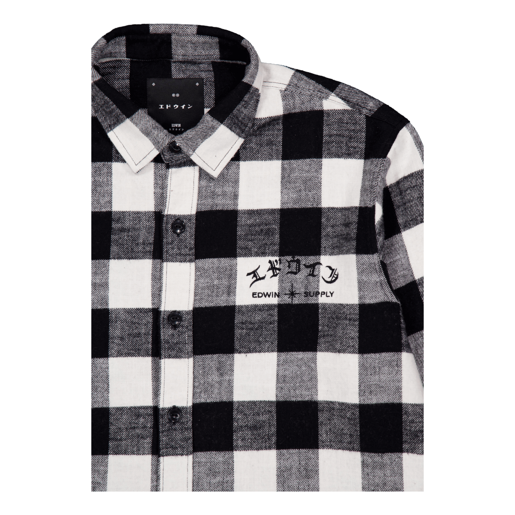 Sebastian Shirt Ls-black / Whi Black / White