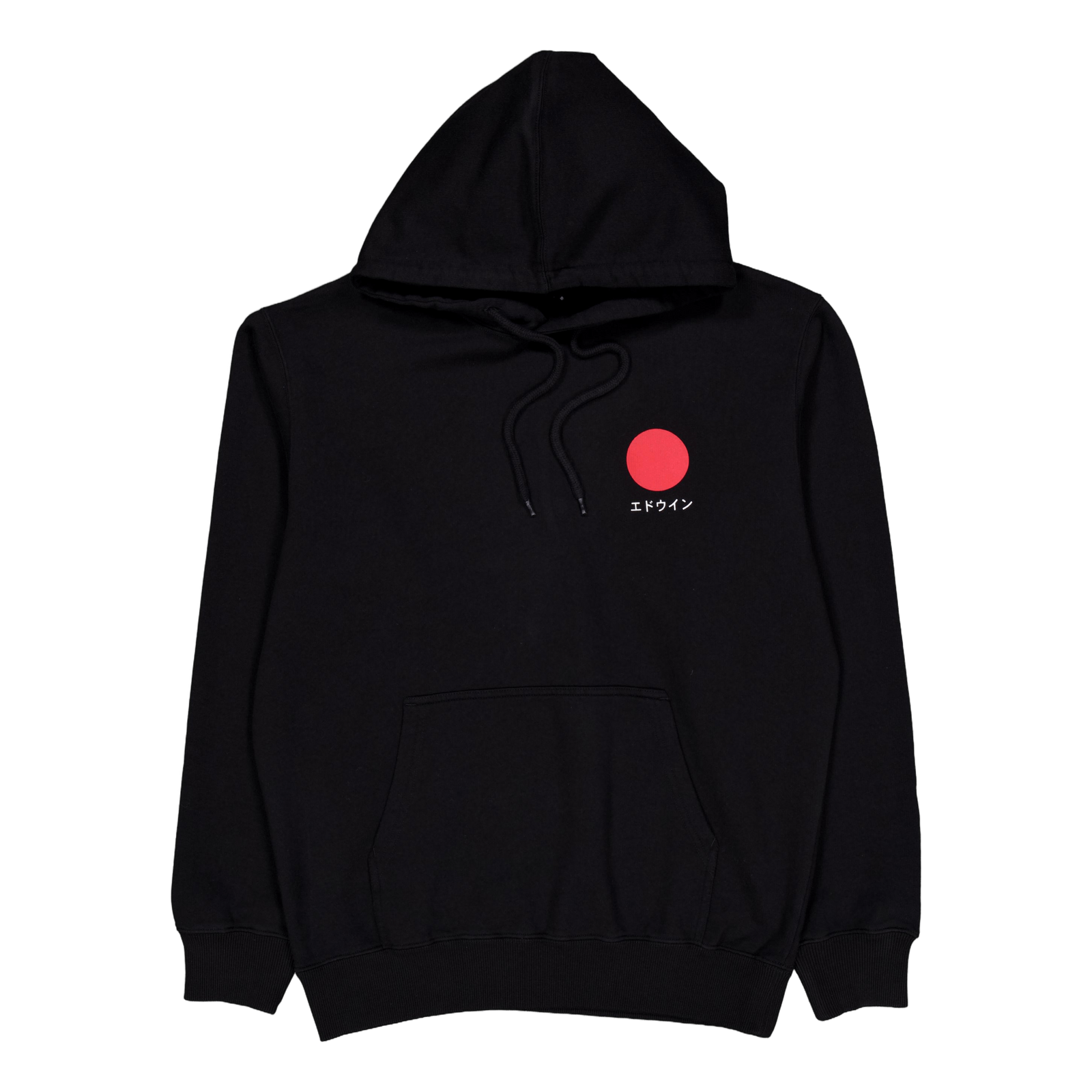 Japanese Sun Hoodie Sweat-blac Black