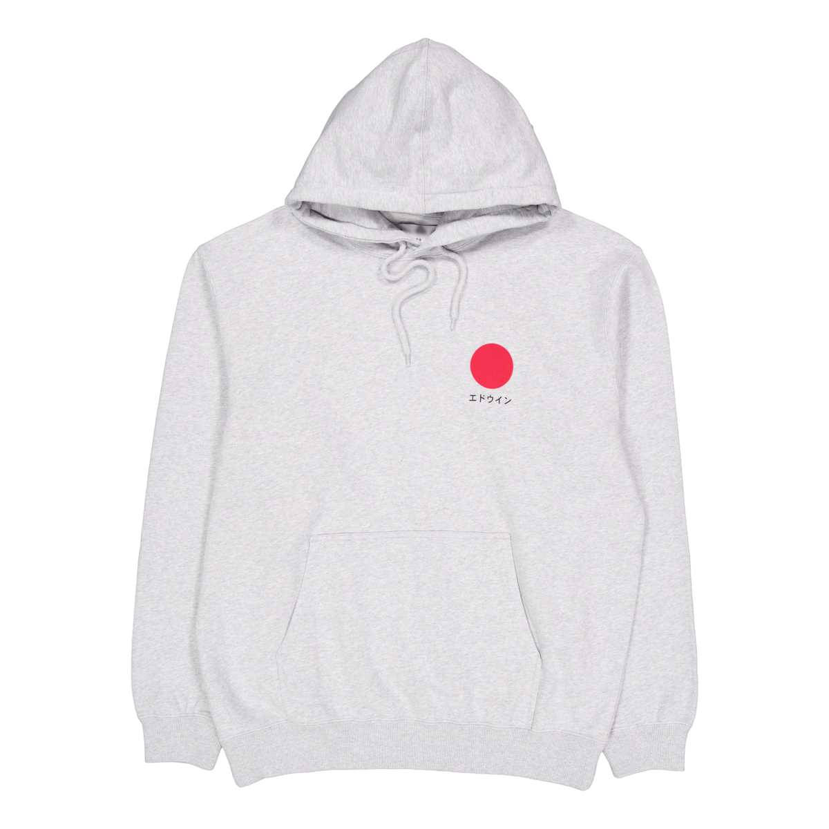 Japanese Sun Hoodie Sweat-grey Grey Marl