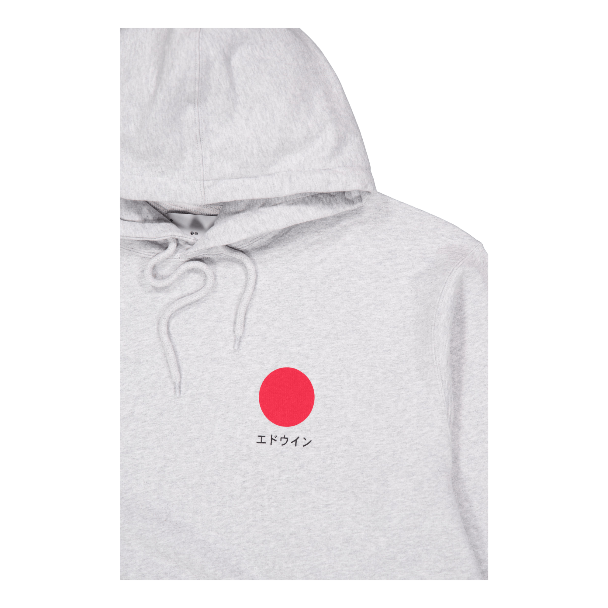 Japanese Sun Hoodie Sweat-grey Grey Marl