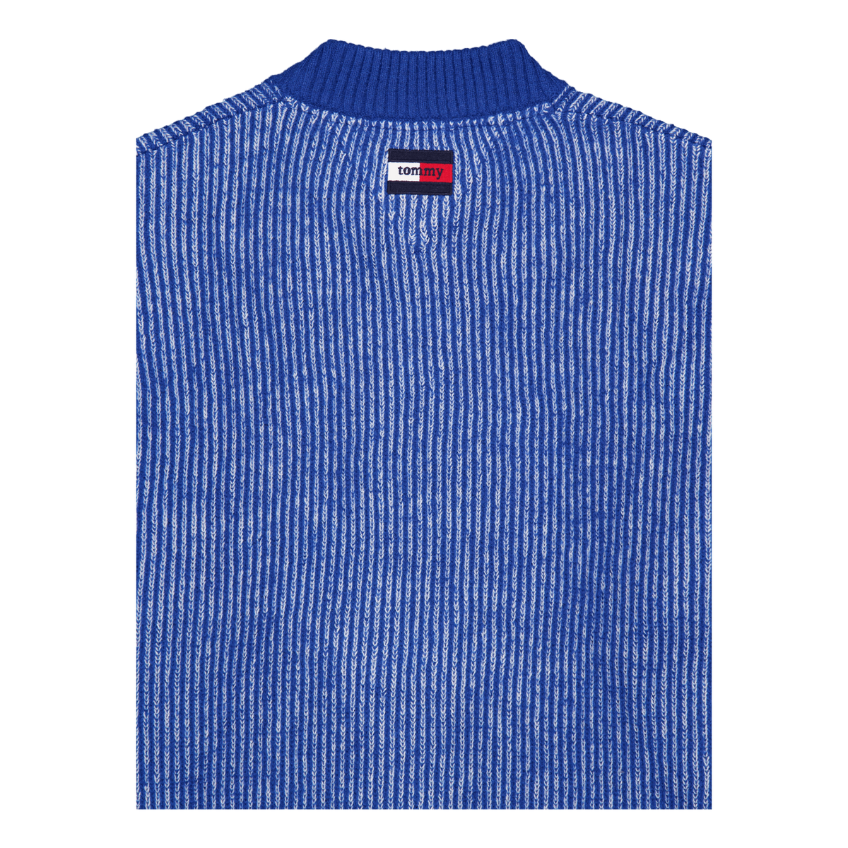 Tjcu Twotone Knitted Crewneck Chase Blue