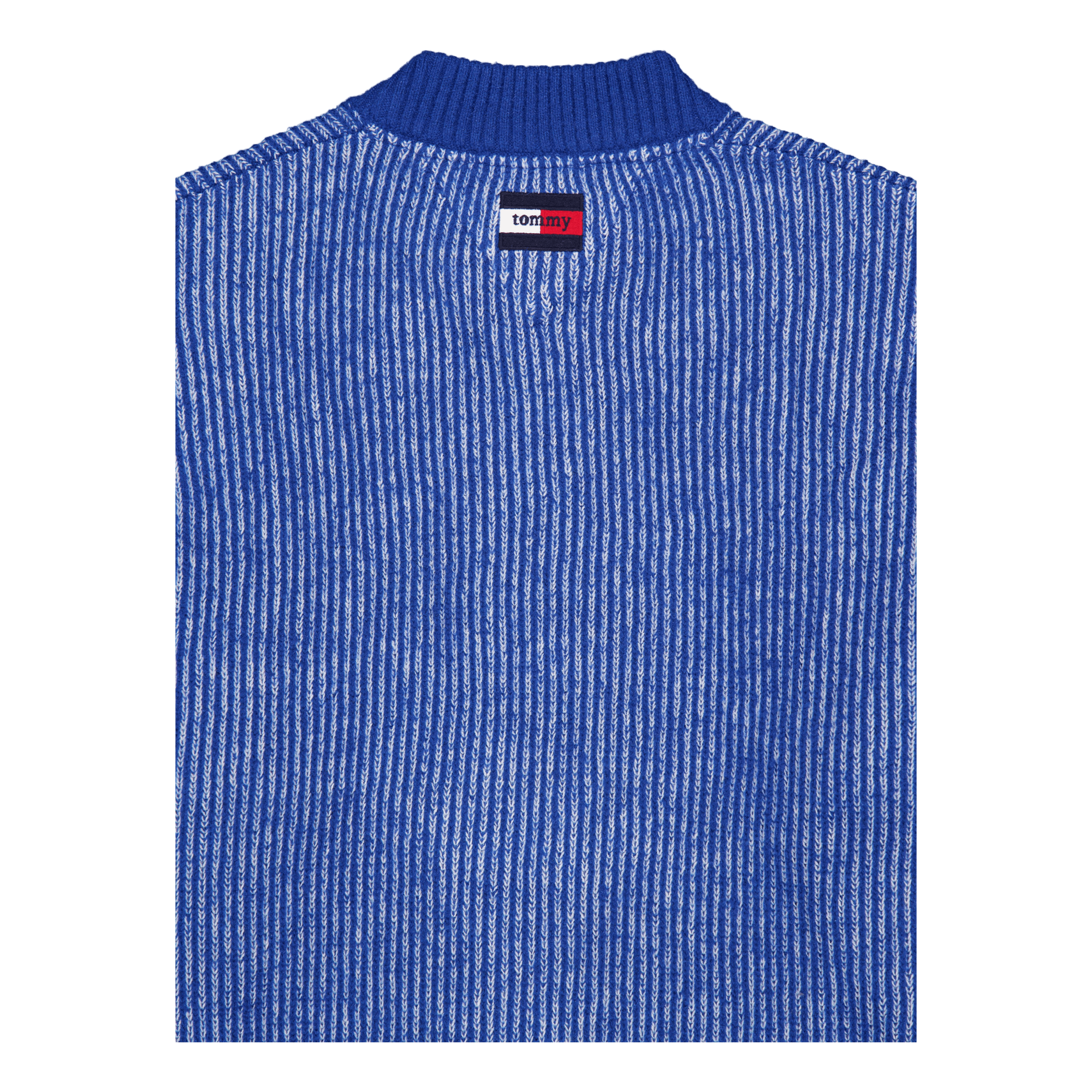 Tjcu Twotone Knitted Crewneck Chase Blue