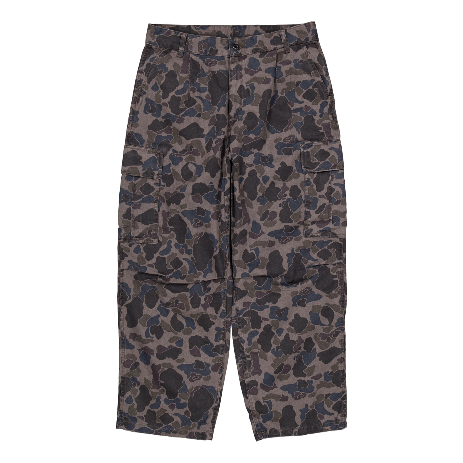 Cole Cargo Pant Camo Duck, Grey