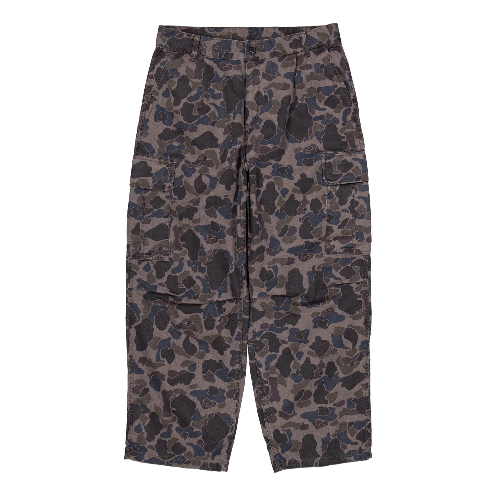 Cole Cargo Pant Camo Duck, Grey