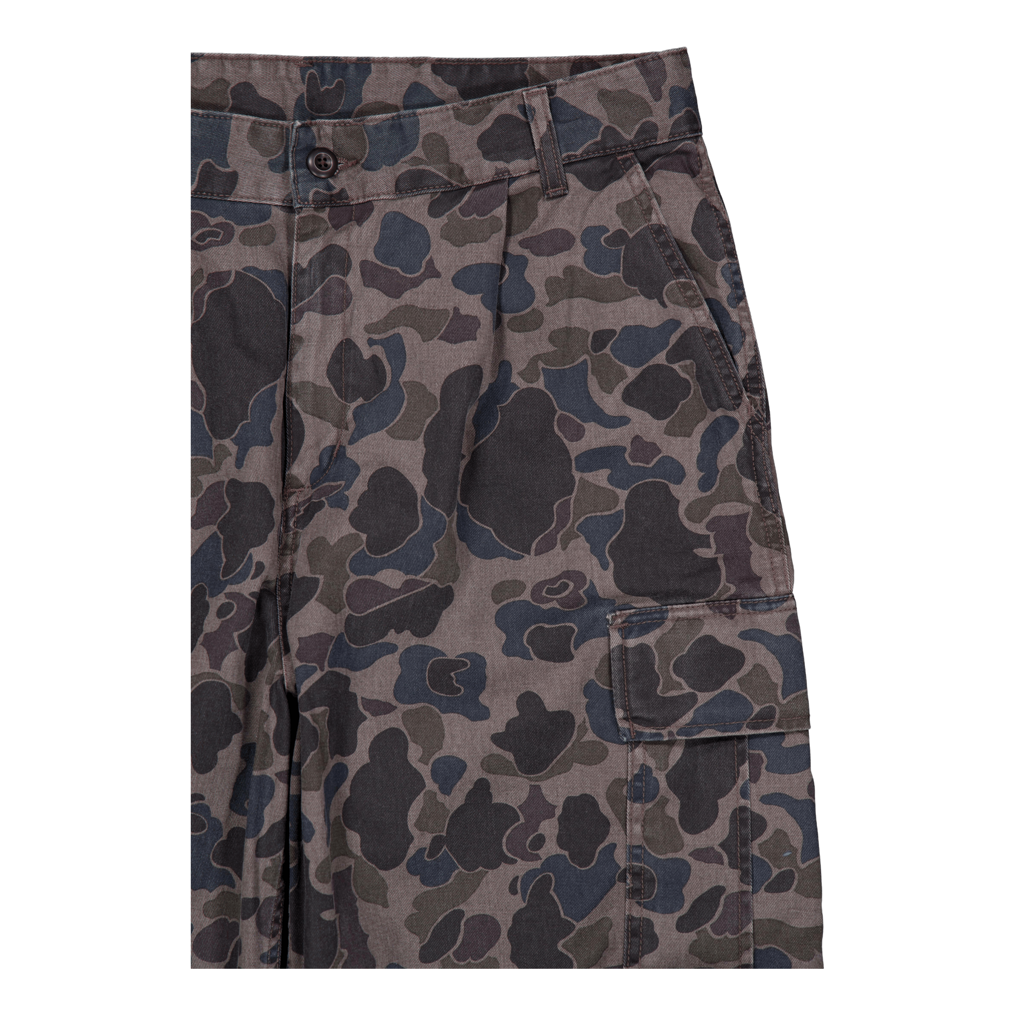 Cole Cargo Pant Camo Duck, Grey