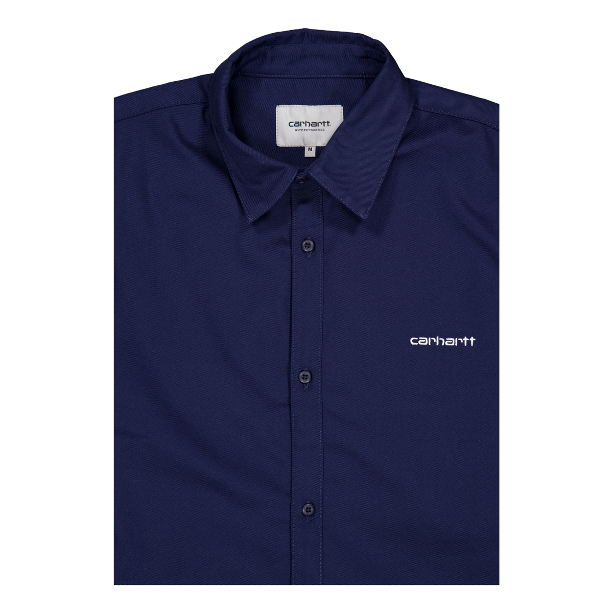 L/s Module Script Shirt Air Force Blue / White