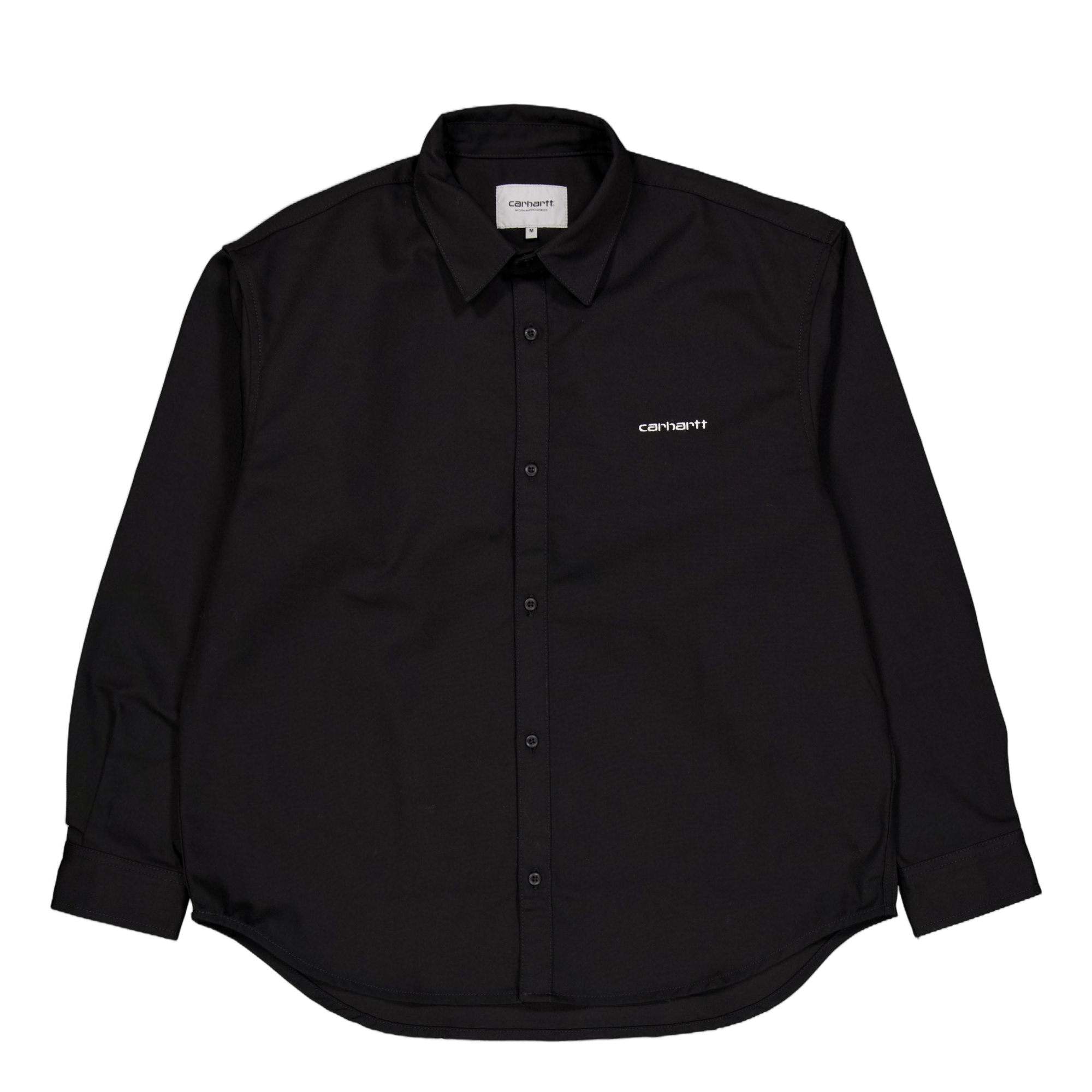 L/s Module Script Shirt Black / White