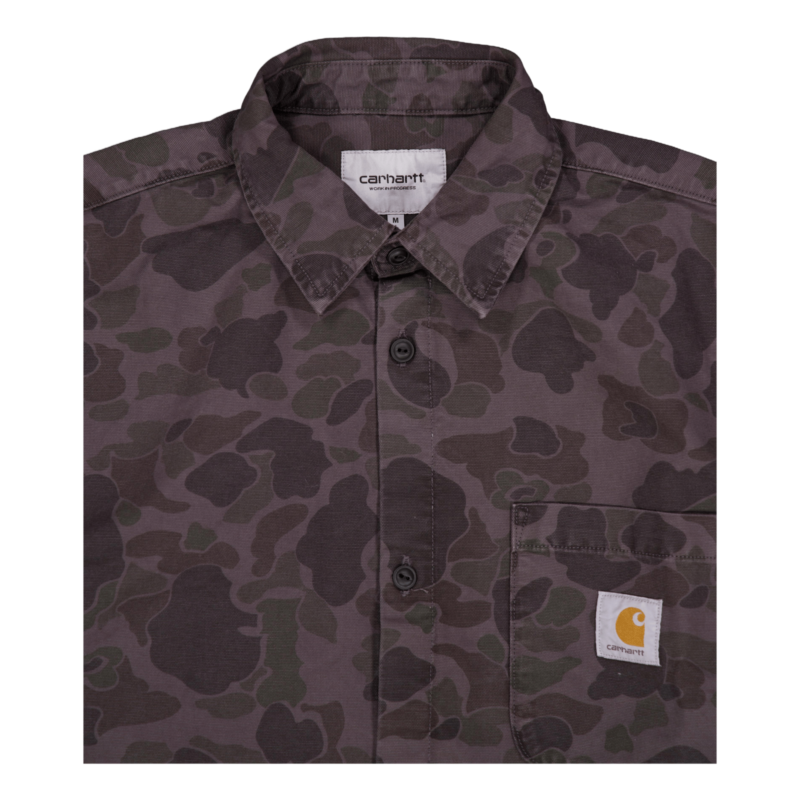 L/s Duck Shirt Camo Duck, Green / Graphite